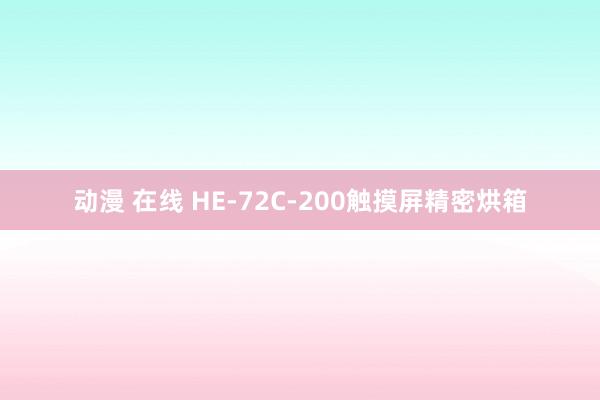 动漫 在线 HE-72C-200触摸屏精密烘箱